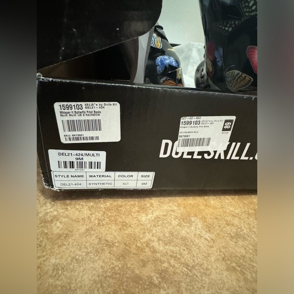 dELiA*s Dolls Kill Whisper It Platform Lace Up Boots.  Sz 9M - Picture 4 of 6